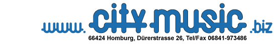 citymusic gbr, city music, city musik, musikhaus homburg,music store,  musik homburg, gitarren, keyboards, PA, Duesenberg -Logo